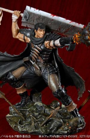 Berserk Guts Black Swordsman 1/7 Statue - immagine 1