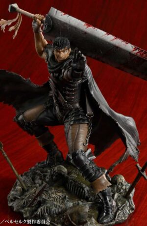 Berserk Guts Black Swordsman 1/7 Statue - immagine 6