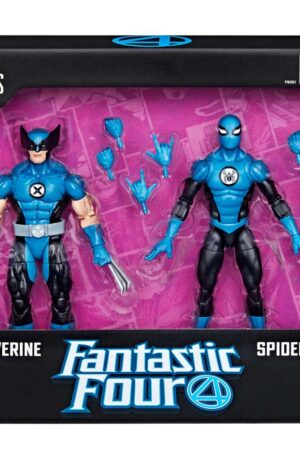 Marvel Legends Fantastic Four Wolverine e Spider-Man Action Figure