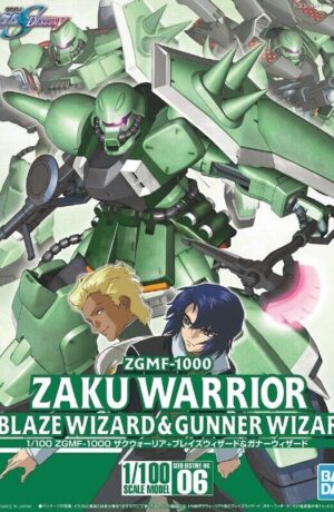 Bandai Gundam Master Grade 1/100 Zaku Warrior + Blaze Wizard & Gunner (Gundam Seed Destiny)