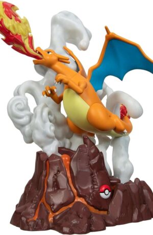 Pokemon Charizard Delxue Statue Collector With Led - immagine 1
