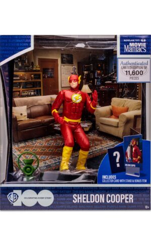 The Big Bang Theory Movie Maniacs Action Figure Sheldon Cooper as The Flash - immagine 11