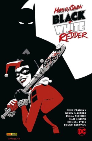 Harley Quinn: Black + White + Redder