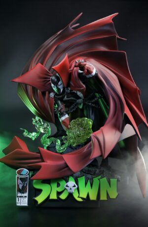 Spawn Statue 1/10 Spawn #1 (Black White & Red All Over) - immagine 6