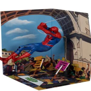 Marvel Collection PVC Statue 1/10 Spider-Man & Scene Gold Label (The Amazing Spider-Man #68) - immagine 6