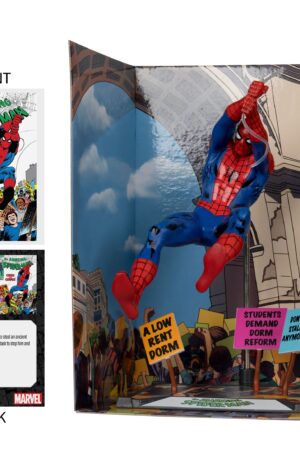 Marvel Collection PVC Statue 1/10 Spider-Man & Scene Gold Label (The Amazing Spider-Man #68) - immagine 3