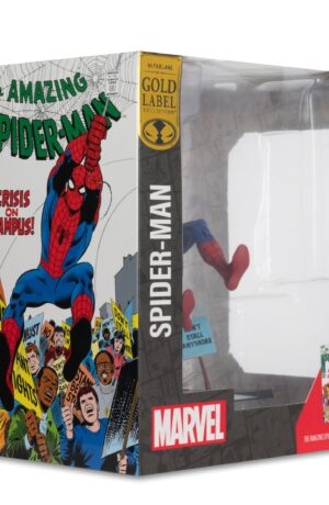 Marvel Collection PVC Statue 1/10 Spider-Man & Scene Gold Label (The Amazing Spider-Man #68) - immagine 7