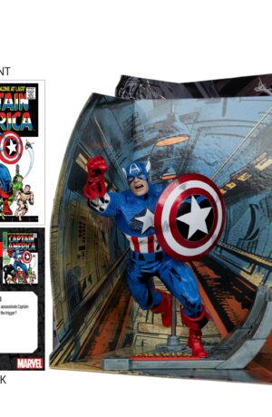Marvel Collection PVC Statue 1/10 Captain America (Captain America #100) - immagine 4