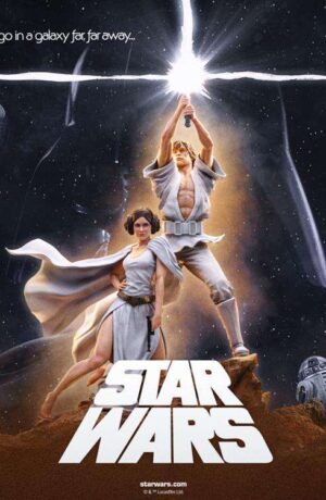 Star Wars Luke and Leia Deluxe 1/10 Statue