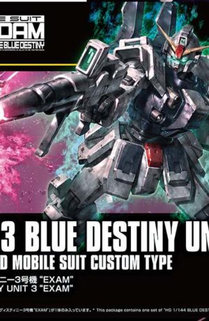 Bandai Gundam High Grade RX-79BD-3 Blue Destiny Unit 3 "EXAM" 1/144