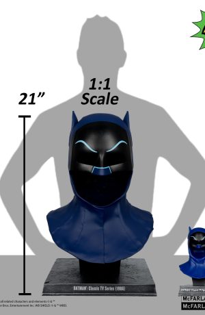 Batman 1966 DC Direct Replica 1/1 Batman Cowl 53 cm - immagine 5