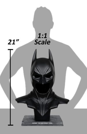 The Dark Knight DC Direct Replica 1/1 Batman Cowl 54 cm - immagine 8