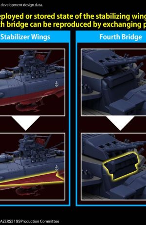 Space Battleship Yamato 3199 Model Kit 1/1000 - immagine 7