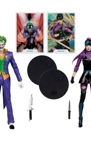 DC Multiverse Action Figures Pack of 2 The Joker & Punchline - immagine 5