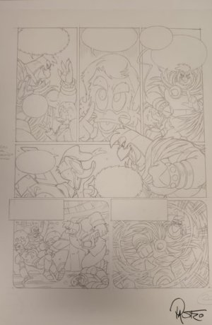 Tavola originale pag. 20 "PK I giorni di Evron" di Lorenzo Pastrovicchio