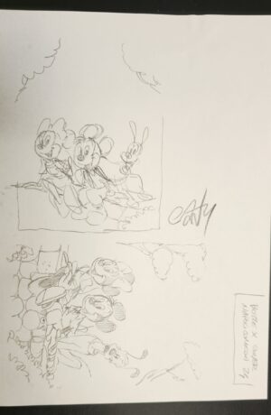 Topolino 3570 variant cover Comicon - Concept Casty