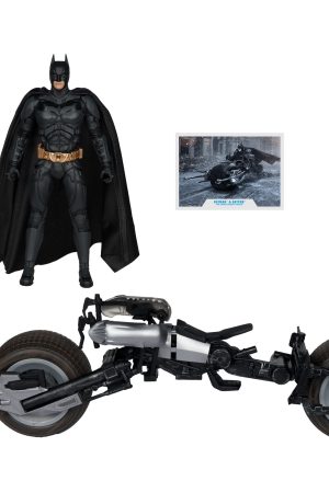 DC Multiverse The Dark Knight Action Figure with Vehicle Batman & The Batpod - immagine 3