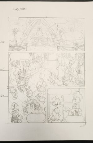 Paperinik in missione Natale Pagina 25 - matite Ivan Bigarella