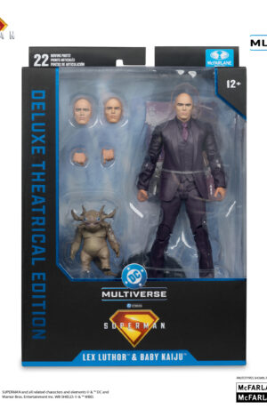 DC Multiverse: Superman Movie Deluxe Theatrical Edition Lex Luthor and Baby Kaiju figure