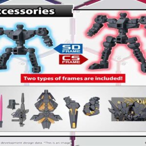 Bandai Gundam Super Deformed Cross Silhouette Banshee Dest/ Norn Part Set - immagine 5