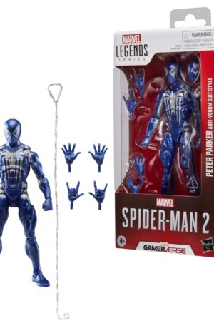 Spider-Man 2 Marvel Legends Gamerverse Action Figure Peter Parker (Anti-Venom Suit Style) - immagine 9