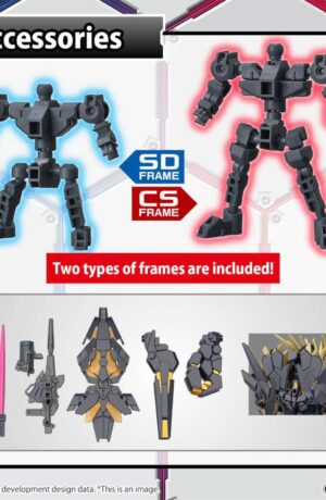 Bandai Gundam Super Deformed Cross Silhouette Banshee Dest/ Norn Part Set - immagine 5