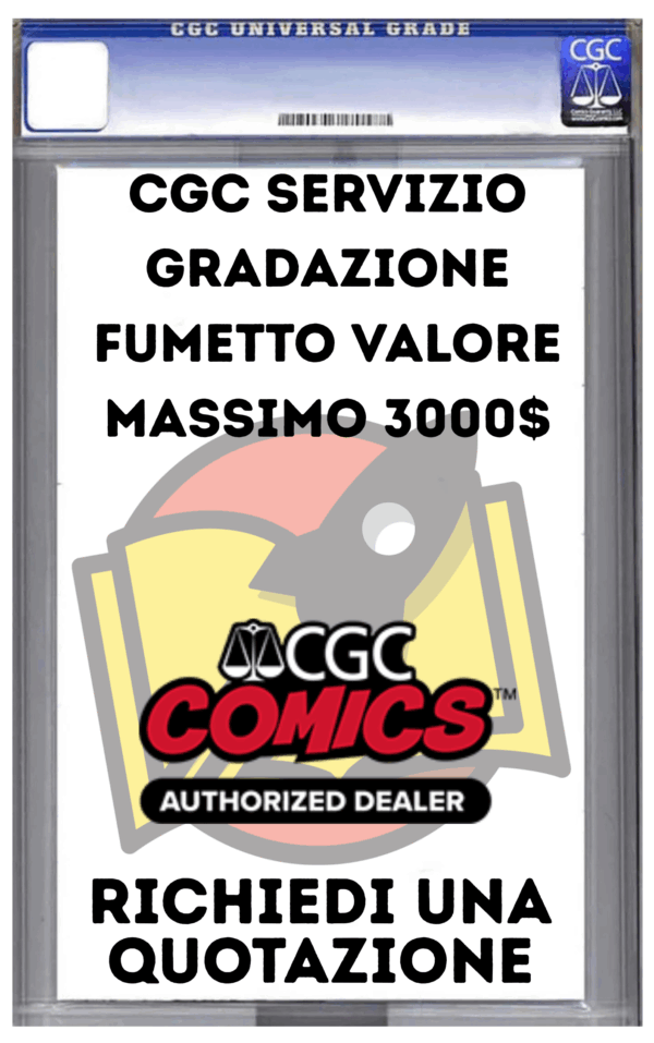 CGC Servizio Gradazione Fumetto Valore massimo 3000