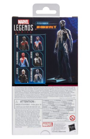 Spider-Man 2 Marvel Legends Gamerverse Action Figure Peter Parker (Anti-Venom Suit Style) - immagine 10