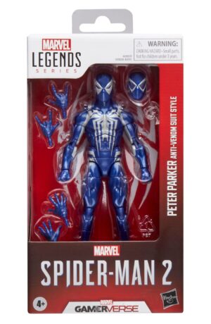 Spider-Man 2 Marvel Legends Gamerverse Action Figure Peter Parker (Anti-Venom Suit Style) - immagine 1