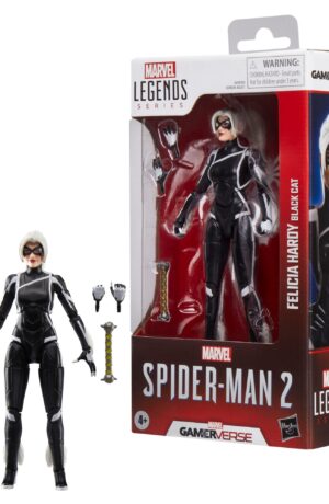 Spider-Man 2 Marvel Legends Gamerverse Action Figure Felicia Hardy (Black Cat) - immagine 4
