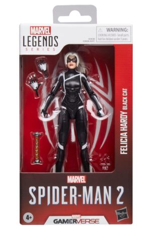 Spider-Man 2 Marvel Legends Gamerverse Action Figure Felicia Hardy (Black Cat)