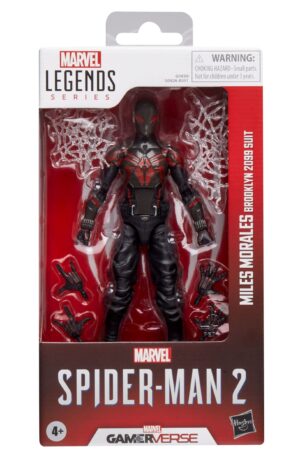 Spider-Man 2 Marvel Legends Gamerverse Action Figure Miles Morales (Brooklyn 2099 Suit)