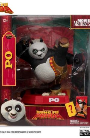 Kung Fu Panda Movie Maniacs Figure Po - immagine 1