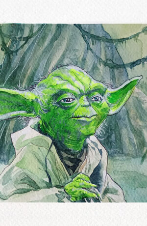 Star Wars: Yoda - disegno originale di Igor Chimisso