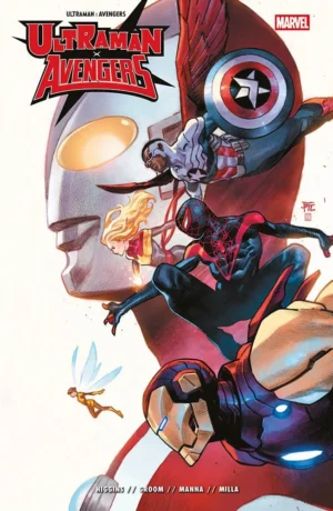 ULTRAMAN X AVENGERS: I PIÙ POTENTI EROI DEL GIAPPONE - con firma e doodle di Francesco Manna