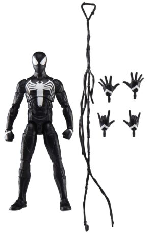 Spider-Man 2 Marvel Legends Gamerverse Action Figure Peter Parker (Black Suit) - immagine 8