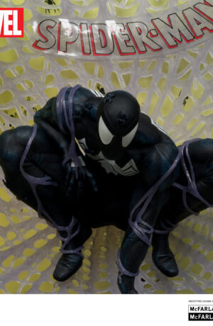 Marvel Collection PVC Statue 1/6 Spider-Man (Spider-Man #13 Sub City #1) (Chase) Black Suit Gold Label - immagine 2