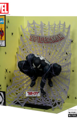 Marvel Collection PVC Statue 1/6 Spider-Man (Spider-Man #13 Sub City #1) (Chase) Black Suit Gold Label - immagine 3
