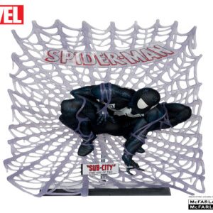 Marvel Collection PVC Statue 1/6 Spider-Man (Spider-Man #13 Sub City #1) (Chase) Black Suit Gold Label - immagine 4