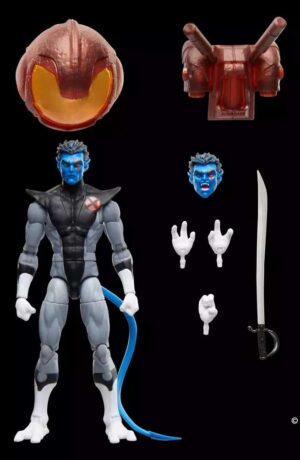 Marvel Legends X-Men Nemesis BUILD A FIGURE set: Cyclops, Fabian Cortez, Gambit, Husk, Marrow & Nightcrawler - immagine 8