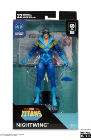 DC Multiverse Nightwing (Teen Titans) with McFarlane Toys Digital Collectible