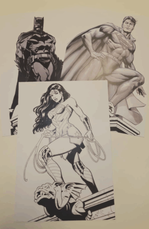 Set cartoline Esclusive BATMAN DAY 2025 Carmine di Giandomenico, Marco Santucci, Maria Laura Sanapo x L'idea che ti manca