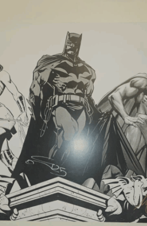 Stampa AUTOGRAFATA Esclusiva BATMAN DAY 2025 Carmine di Giandomenico, Marco Santucci, Maria Laura Sanapo x L'idea che ti manca