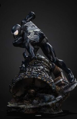 Marvel Comics Spider-Man Black Costume 1/10 statue - immagine 4