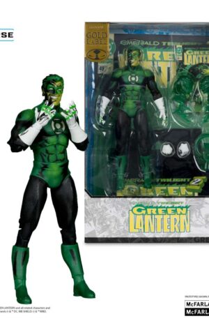 DC Multiverse Cover Recreations Green Lantern Emerald Twilight Figure - immagine 6