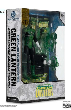 DC Multiverse Cover Recreations Green Lantern Emerald Twilight Figure - immagine 7