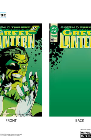 DC Multiverse Cover Recreations Green Lantern Emerald Twilight Figure - immagine 5