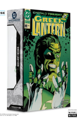 DC Multiverse Cover Recreations Green Lantern Emerald Twilight Figure - immagine 8