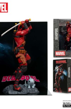 Marvel Collection PVC Statue 1/10 Deadpool (Deadpool #1) con Jeff - immagine 3