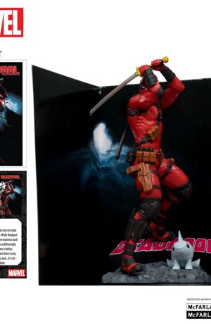 Marvel Collection PVC Statue 1/10 Deadpool (Deadpool #1) con Jeff - immagine 4